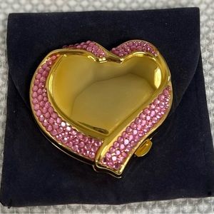 Estee Lauder Breast Cancer Awareness Crystal Heart Compact